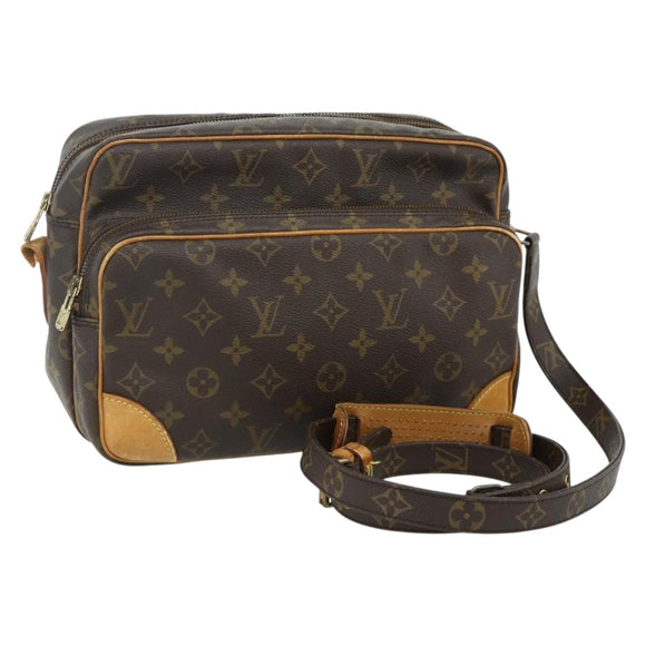 LOUIS VUITTON Monogram Nile Schoudertas M45244 LV Auth ep13302