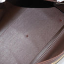 Burberrys Nova Check Boston Bag Canvas Beige Gold Auth ep13303-11