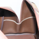 Burberrys Nova Check Boston Bag Canvas Beige Gold Auth ep13303-18