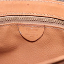 CELINE Macadam Canvas Shoulder Bag PVC Leather Brown Gold Auth ep13304-12