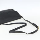 Burberrys Shoulder Bag Leather Black Gold Auth ep13305-7