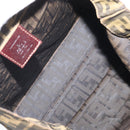 FENDI Zucca Canvas Hand Bag Black Brown Auth ep13307-11