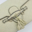 GUCCI GG Canvas Guccissima Horsebit Chain Horsebit Bag 295402 Auth ep13311-17