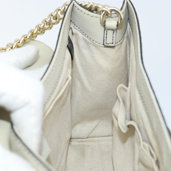 GUCCI GG Canvas Guccissima Horsebit Chain Horsebit Bag 295402 Auth ep13311