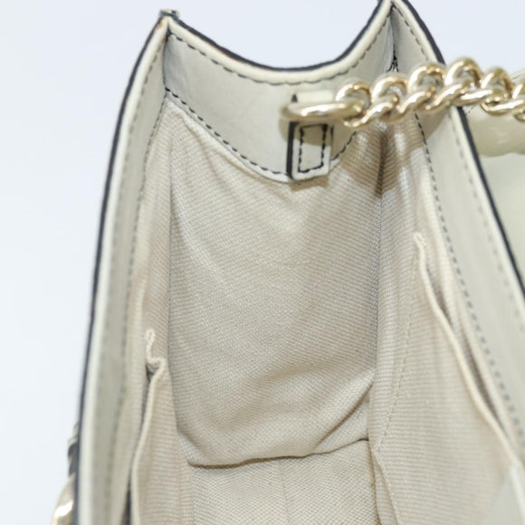 GUCCI GG Canvas Guccissima Horsebit Chain Horsebit Bag 295402 Auth ep13311