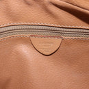 CELINE Macadam Canvas Shoulder Bag PVC Leather Brown Gold Auth ep13312-12