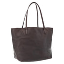 LOEWE Tote Bag Leather Brown Gold Auth ep13313-1