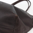 LOEWE Tote Bag Leather Brown Gold Auth ep13313-9