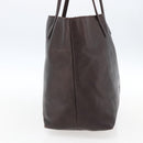 LOEWE Tote Bag Leather Brown Gold Auth ep13313-3