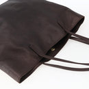 LOEWE Tote Bag Leather Brown Gold Auth ep13313-6