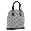 LOUIS VUITTON Monogram Mini Alma Haut Hand Bag Blue M92202 LV Auth ep13315A-1