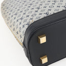 LOUIS VUITTON Monogram Mini Alma Haut Hand Bag Blue M92202 LV Auth ep13315A-11