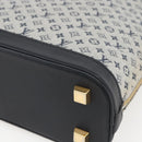 LOUIS VUITTON Monogram Mini Alma Haut Hand Bag Blue M92202 LV Auth ep13315A-12