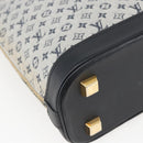 LOUIS VUITTON Monogram Mini Alma Haut Hand Bag Blue M92202 LV Auth ep13315A-13
