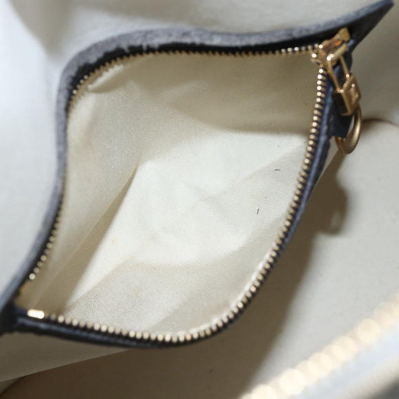 LOUIS VUITTON Monogram Mini Alma Haut Hand Bag Blue M92202 LV Auth ep13315A