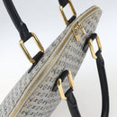 LOUIS VUITTON Monogram Mini Alma Haut Hand Bag Blue M92202 LV Auth ep13315A-6