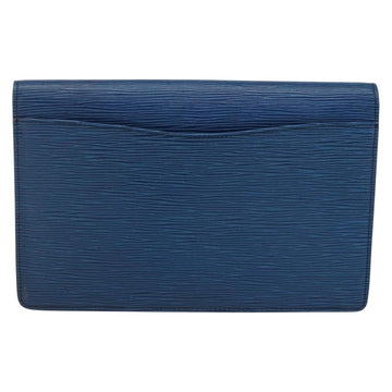 LOUIS VUITTON Epi Montaigne 27 Clutch Bag Blue M52655 LV Auth ep13321 - 0
