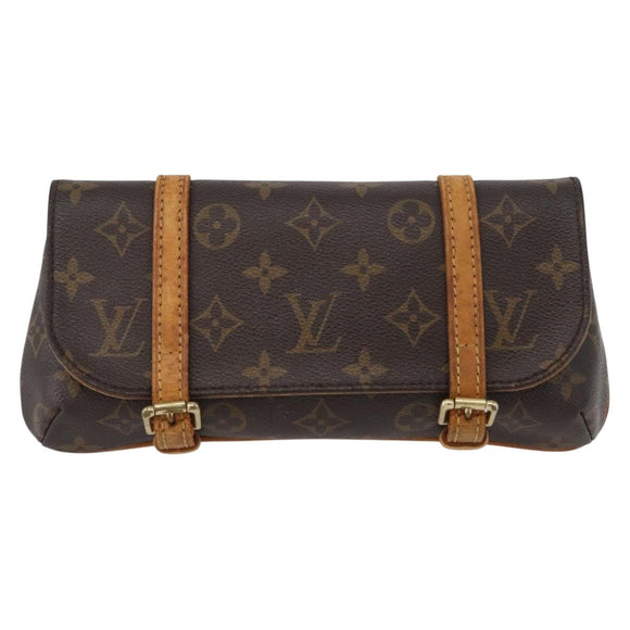 LOUIS VUITTON Monogram Pochette Marrell Heuptas M51159 LV Auth ep13325