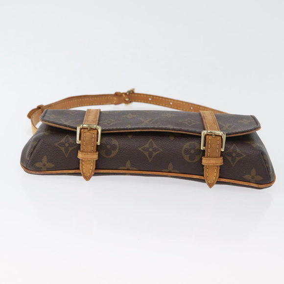 LOUIS VUITTON Monogram Pochette Marrell Heuptas M51159 LV Auth ep13325