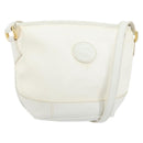 GUCCI Micro GG Supreme Shoulder Bag PVC White Gold Auth ep13326-1