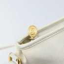 GUCCI Micro GG Supreme Shoulder Bag PVC White Gold Auth ep13326-10