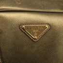 PRADA Handtasche Saffiano Leder Goldfarben Auth ep13327A-19