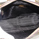 PRADA Handtasche Saffiano Leder Goldfarben Auth ep13327A-11