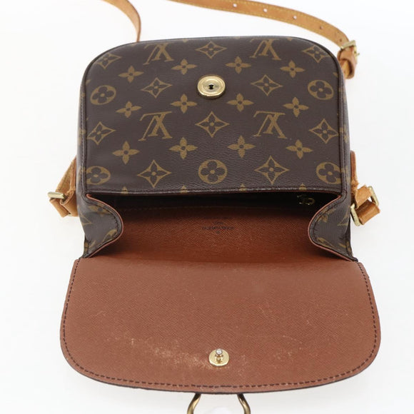 LOUIS VUITTON Monogram Saint Cloud MM Shoulder Bag M51243 LV Auth ep13328