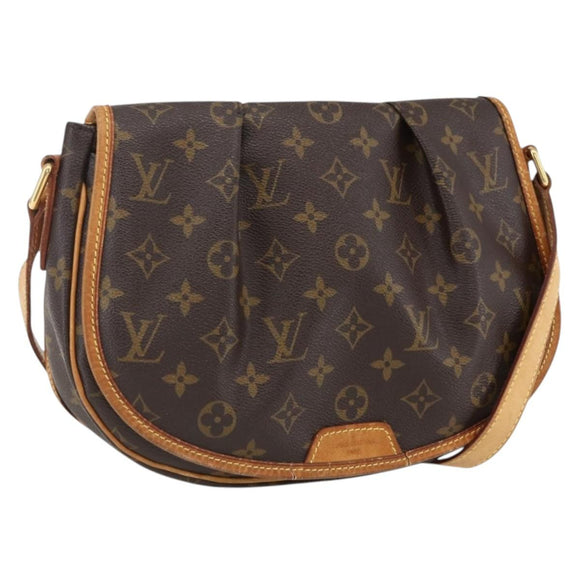 LOUIS VUITTON Monogram Menilmontant PM Shoulder Bag M40474 LV Auth ep13331