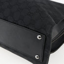 GUCCI GG Canvas Tote Bag Black 109140 Auth ep13339-15
