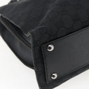 GUCCI GG Canvas Tote Bag Black 109140 Auth ep13339-16