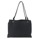 GUCCI GG Canvas Tote Bag Black 109140 Auth ep13339-13