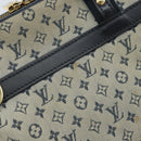 LOUIS VUITTON Monogram Mini Josephine PM Hand Bag Blue M92049 LV Auth ep13340-10