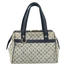 LOUIS VUITTON Monogram Mini Josephine PM Hand Bag Blue M92049 LV Auth ep13340-13