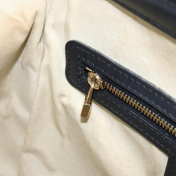 LOUIS VUITTON Monogram Mini Josephine PM Hand Bag Blue M92049 LV Auth ep13340