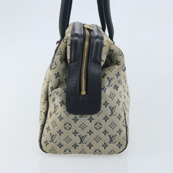 LOUIS VUITTON Monogram Mini Josephine PM Hand Bag Blue M92049 LV Auth ep13340