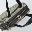 LOUIS VUITTON Monogram Mini Josephine PM Hand Bag Blue M92049 LV Auth ep13340-6