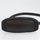 GUCCI Bamboo Hand Bag Nylon 2way Black Silver 001 1638 3754 Auth ep13341-5