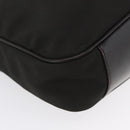 GUCCI Bamboo Hand Bag Nylon 2way Black Silver 001 1638 3754 Auth ep13341-17
