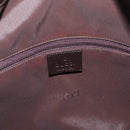 GUCCI Bamboo Hand Bag Nylon 2way Black Silver 001 1638 3754 Auth ep13341-18