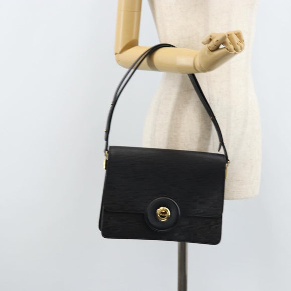 LOUIS VUITTON Epi Free Run Shoulder Bag Black M52402 LV Auth ep13349