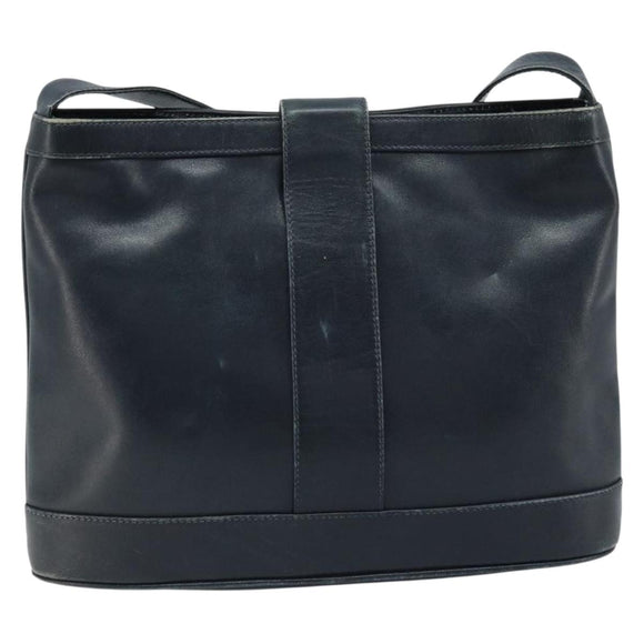 GUCCI Umhängetasche Leder Schwarz Gold 23 01 1633 Auth ep13358
