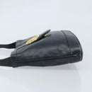 GUCCI Umhängetasche Leder Schwarz Gold 23 01 1633 Auth ep13358-5