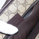 GUCCI GG Supreme Tote Bag PVC Beige Silver 211138 Auth ep13363V-21