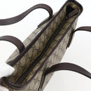 GUCCI GG Supreme Tote Bag PVC Beige Silver 211138 Auth ep13363V-6