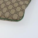 GUCCI GG Supreme Hand Bag PVC Beige Silver 117551 Auth ep13364-10