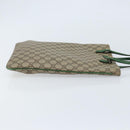 GUCCI GG Supreme Hand Bag PVC Beige Silver 117551 Auth ep13364-4