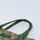 GUCCI GG Supreme Hand Bag PVC Beige Silver 117551 Auth ep13364-8