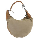 GUCCI Shoulder Bag Canvas Beige Silver 95726 Auth ep13367-1