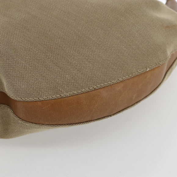 GUCCI Shoulder Bag Canvas Beige Silver 95726 Auth ep13367